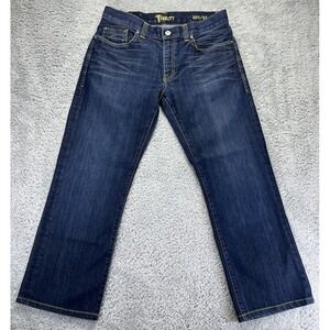 Fidelity Mens 5011 Calvary Dark Blue Denim Jeans - 33 x 26.5 Made in USA